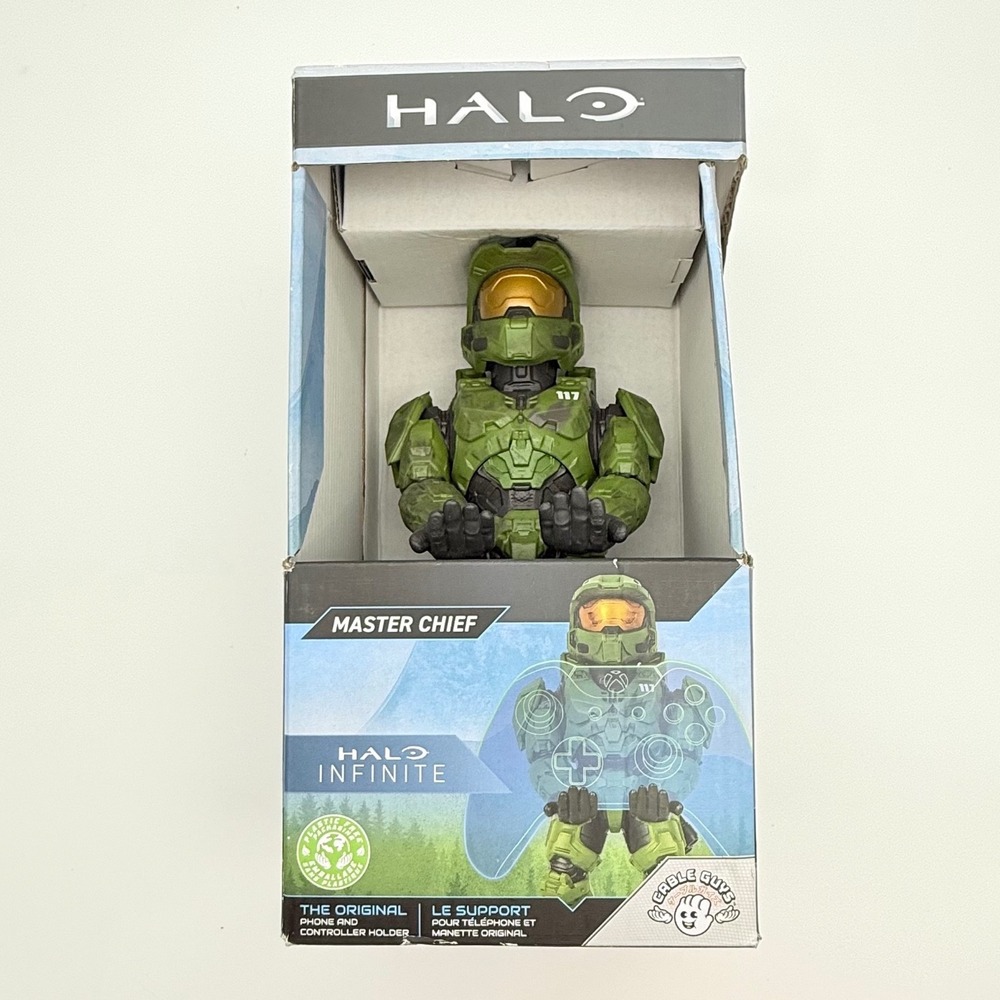 Halo Infinite Master Chief Cable Guy Phone and Controller Holder Spartan 117